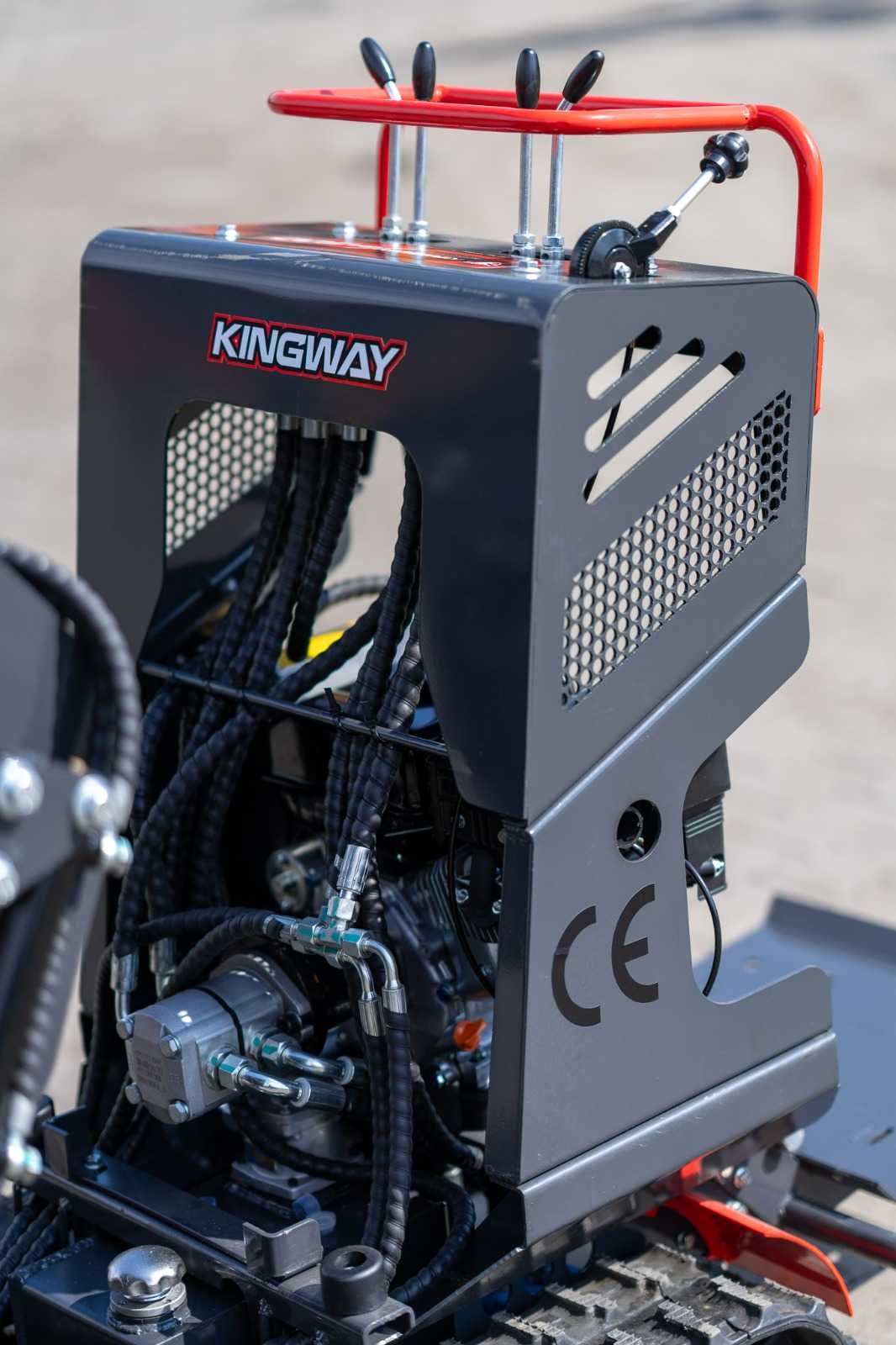 MINI Wozidło Taczka spalinowa Wywrotka z ŁADOWACZEK GP500 Gąsienicowa