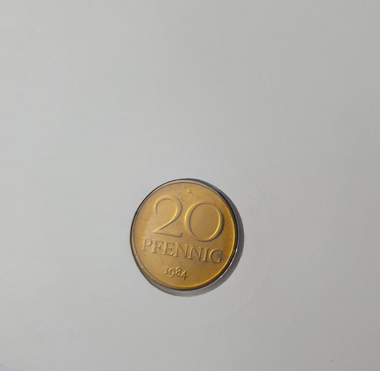 DDR list numizmatyczny z monetą