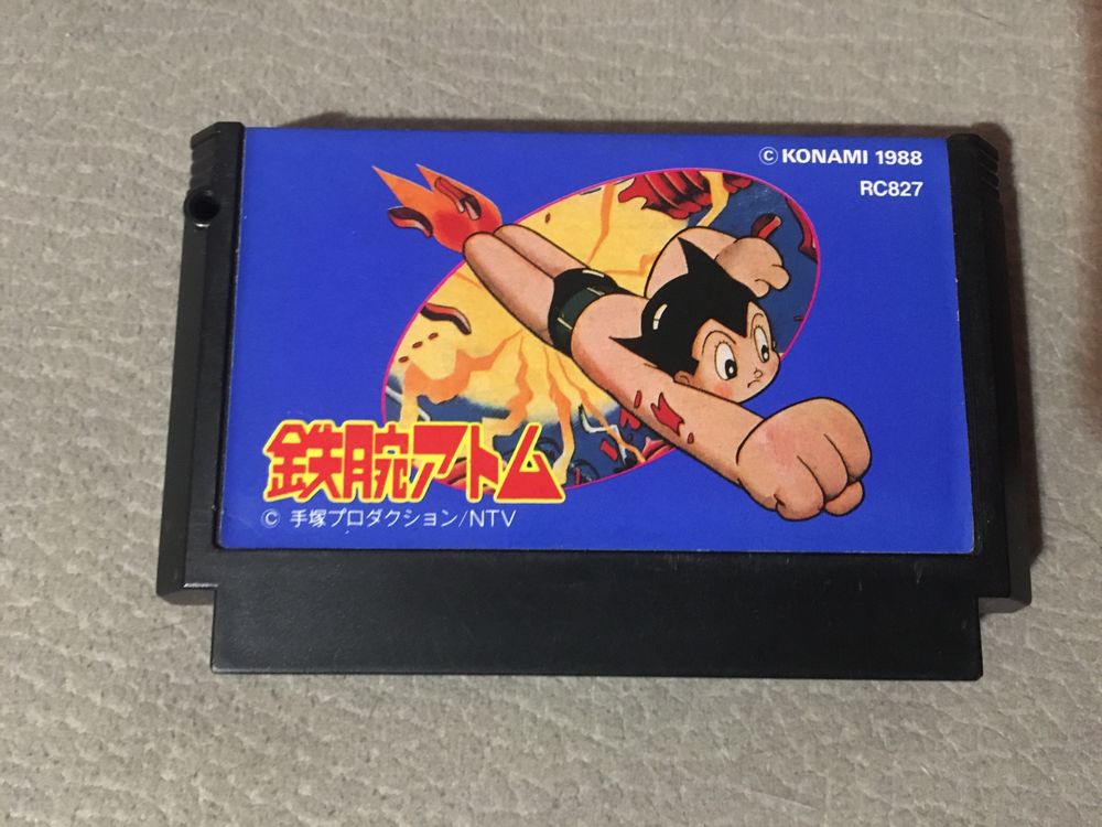 Pegasus gry Astro Boy. Oryginalna Famicom kolekcjoner