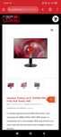 Monitor ozone pro de 144hz que chega às 165