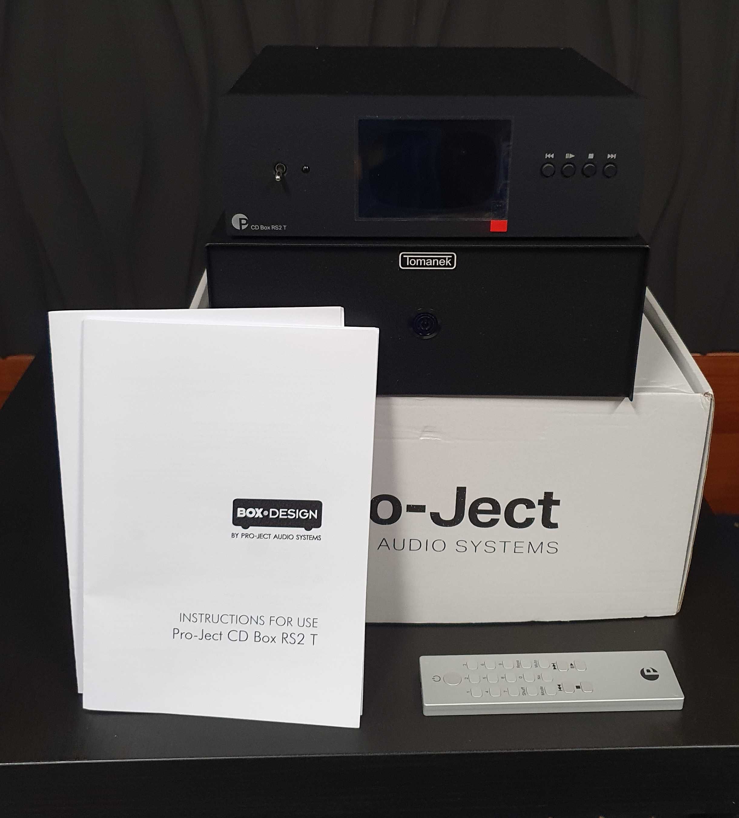 Pro-Ject CD Box RS2T + ULPS Tomanek CD – Pro 8 AES/EBU (XLR) NOWY