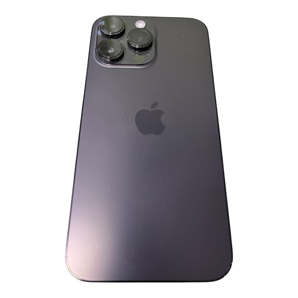 Iphone 14 pro max 256 space blach icloud on