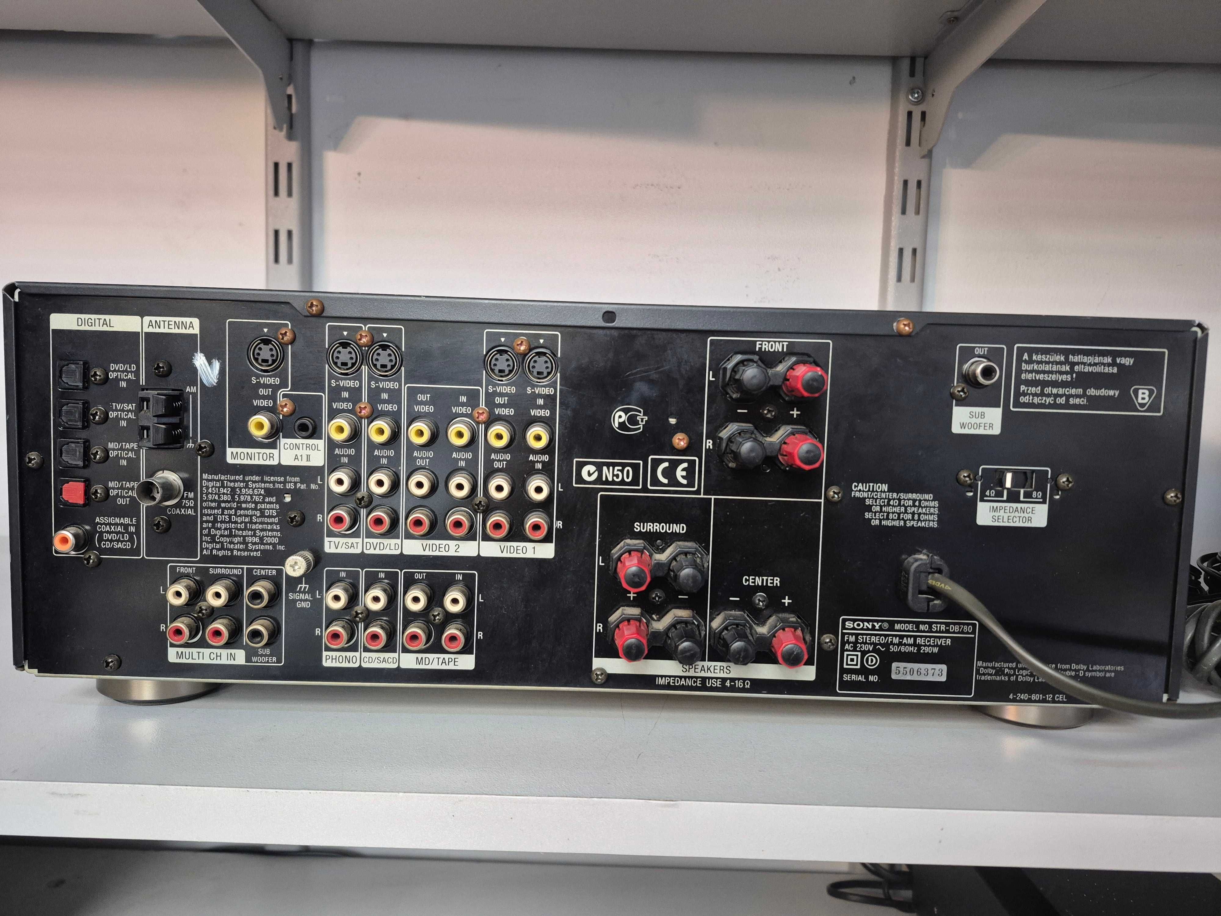 Wzmacniacz Sony STR-DB780 5.1; Madej S.C. Igielna  Jasło