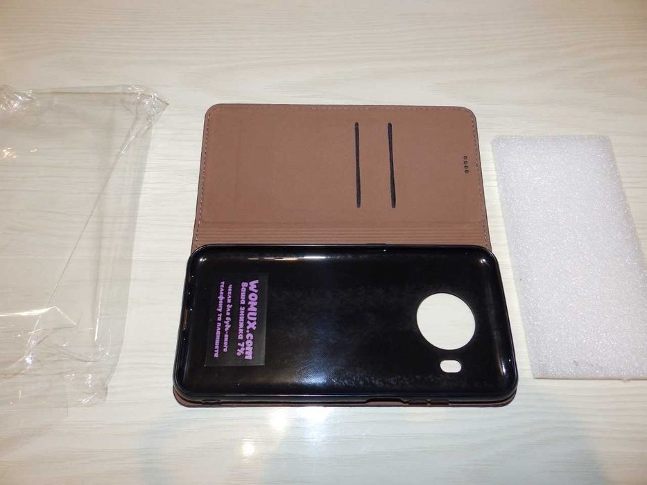 Чехол книжка nokia x10 / nokia x20 из натуральной кожи противоударный