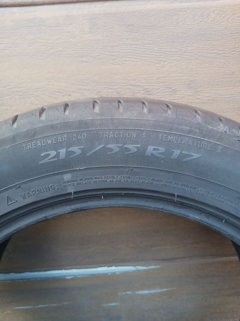 Opony letnie Michelin Primarcy 3 roz 215/55/R17