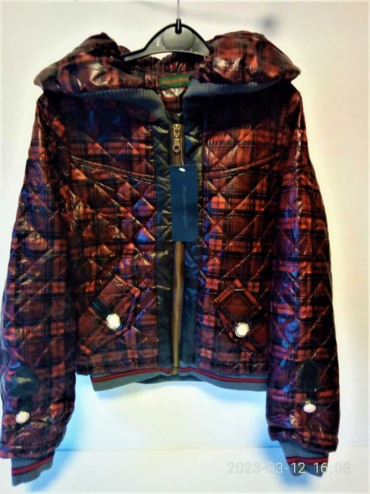 Куртка стеганная девочки-подростка осень без капюшона 2 цвета р.М.L,XL