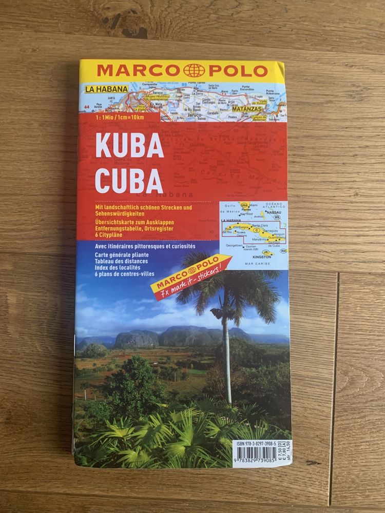 Mapa Marco Polo Kuba