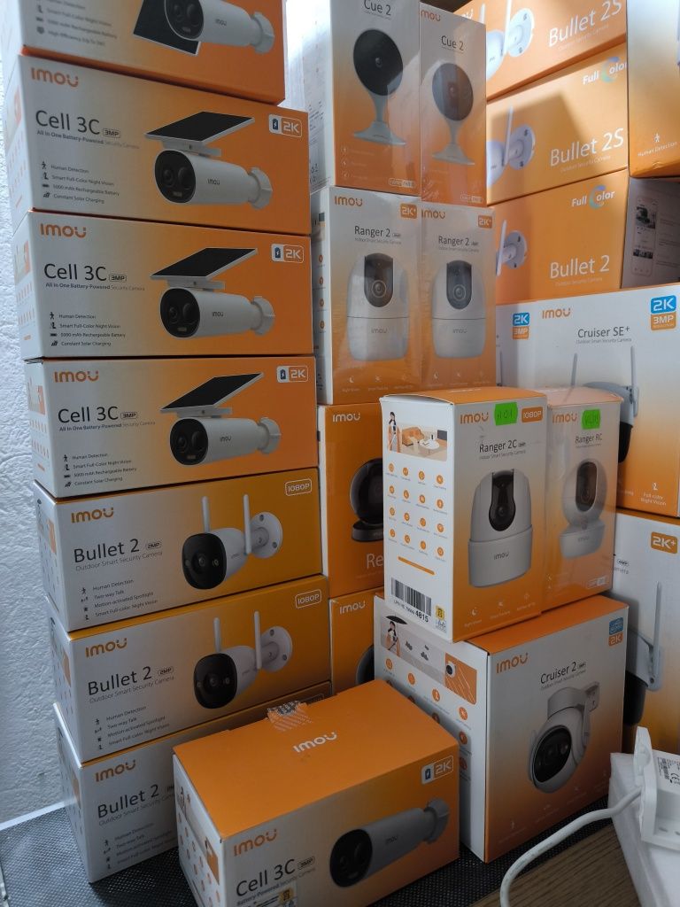 IMOU Kamery WIFI,LAN zewnętrze i wewnętrzne, obrotowe,tubowe,mikrofon