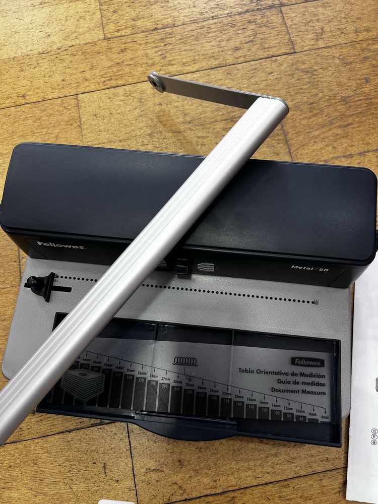 Fellowes Encadernadora manual de espiral metálica Metal 50 - Impecável