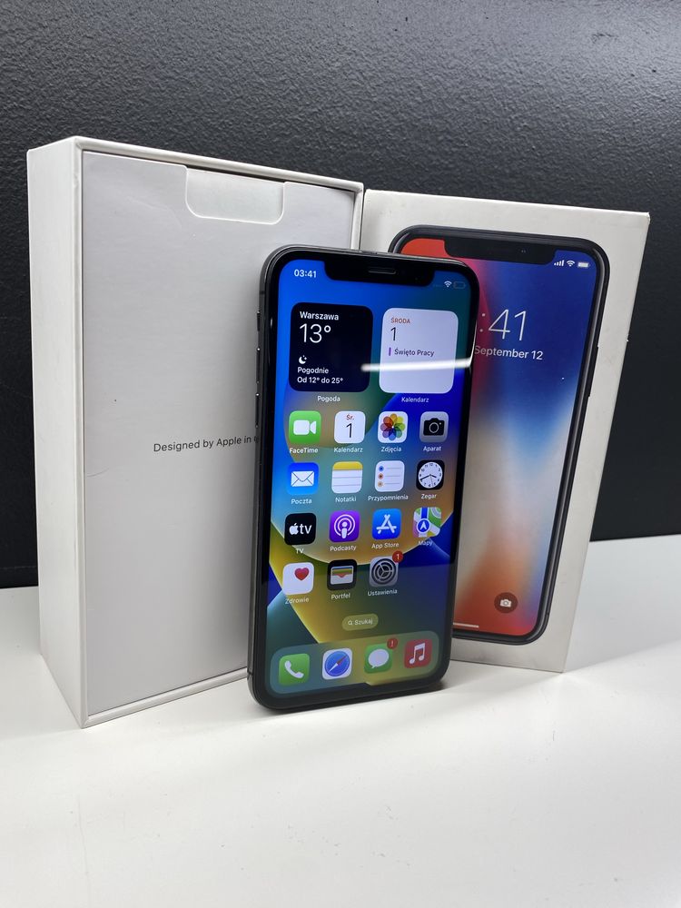 iPhone X Space Grey 100% bateria!