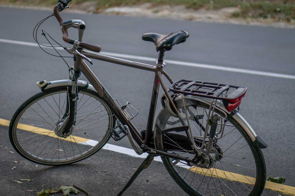 Велосипед Gazelle, планетарка 8 передач, динамовтулка, ролерні гальма