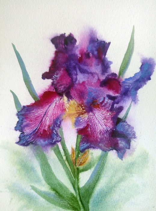 Открытки ручной работы авторские акварель