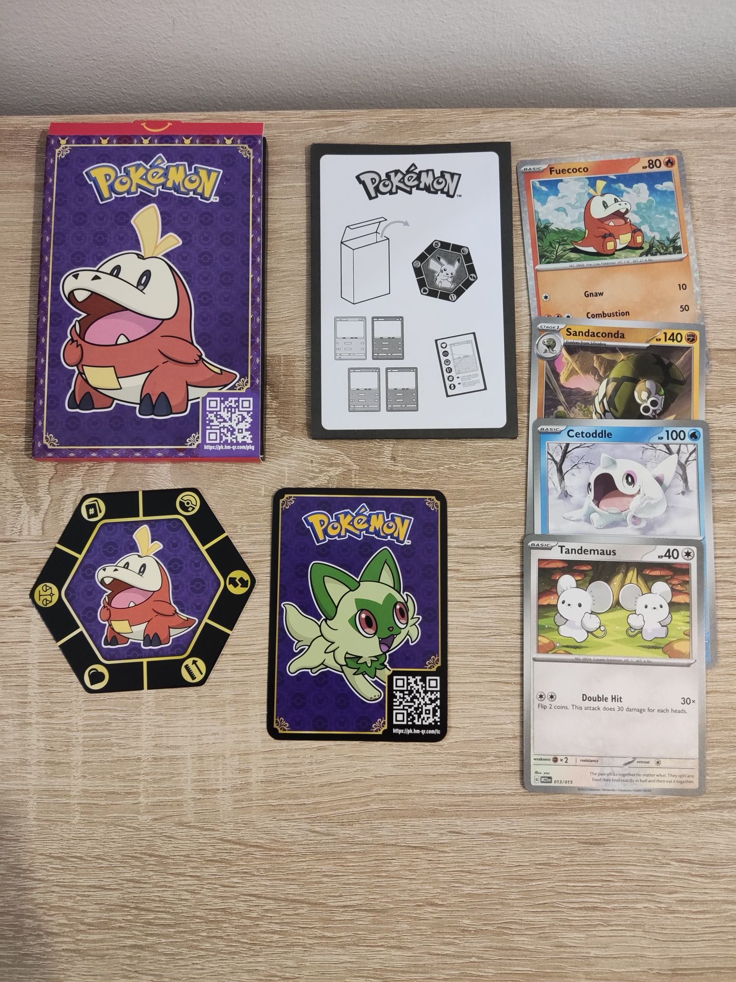 Cartas pokemon coleção McDonald's