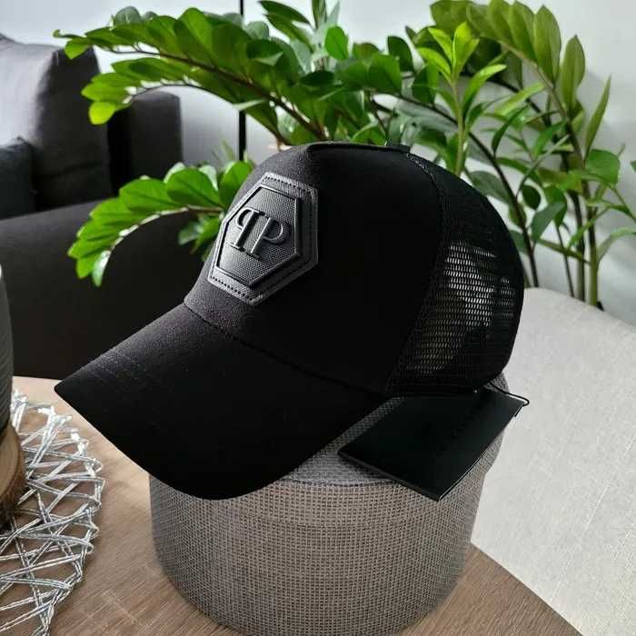 Czapka z daszkiem czarna unisex Philipp Plein