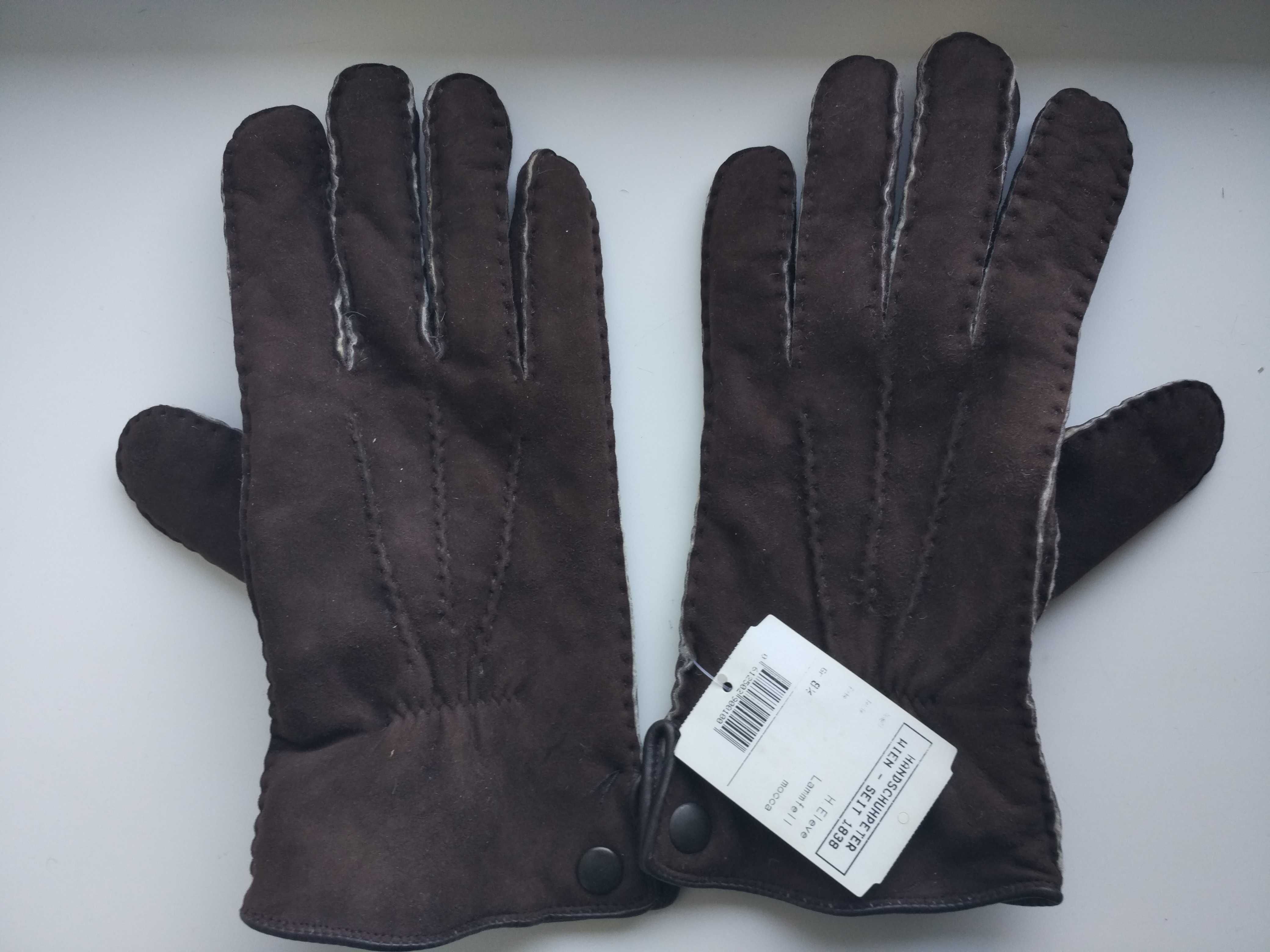 Перчатки мужские кожаные Handschuhpeter H.Eleve, размер 8.5, Австрия