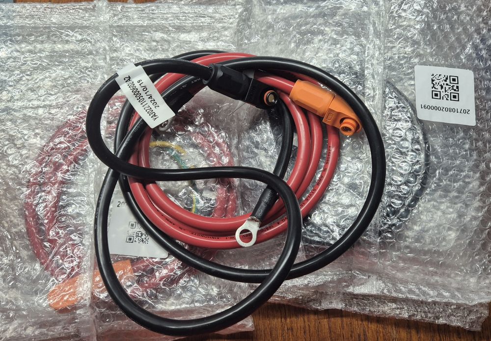Кабелі інверторів DEYE, Dyness, 4AWG (25mm2)