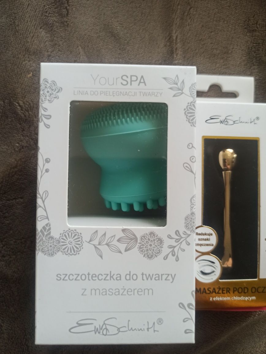 Ewa Schmidt Szczoteczka do twarzy z masażerem + masażer pod oczy