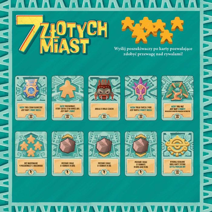 7 Złotych Miast - Nasza Księgarnia Gra planszowa