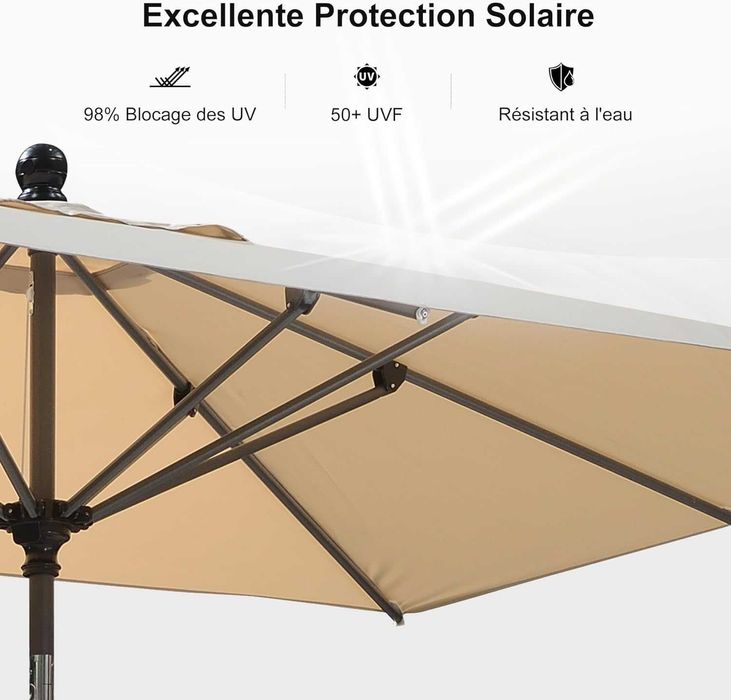 Nowy parasol ogrodowy / osłona tarasu / UV / parasolka 245cm / !A3362!