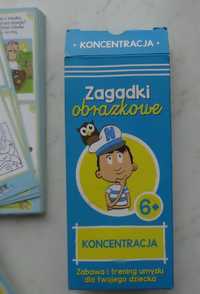 Zagadki obrazkowe, KONCENTRACJA, 6+