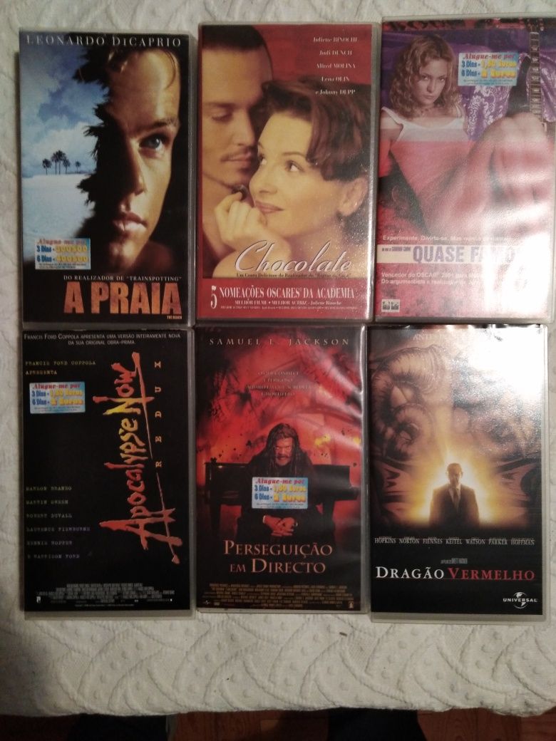 18 Filmes originais VHS