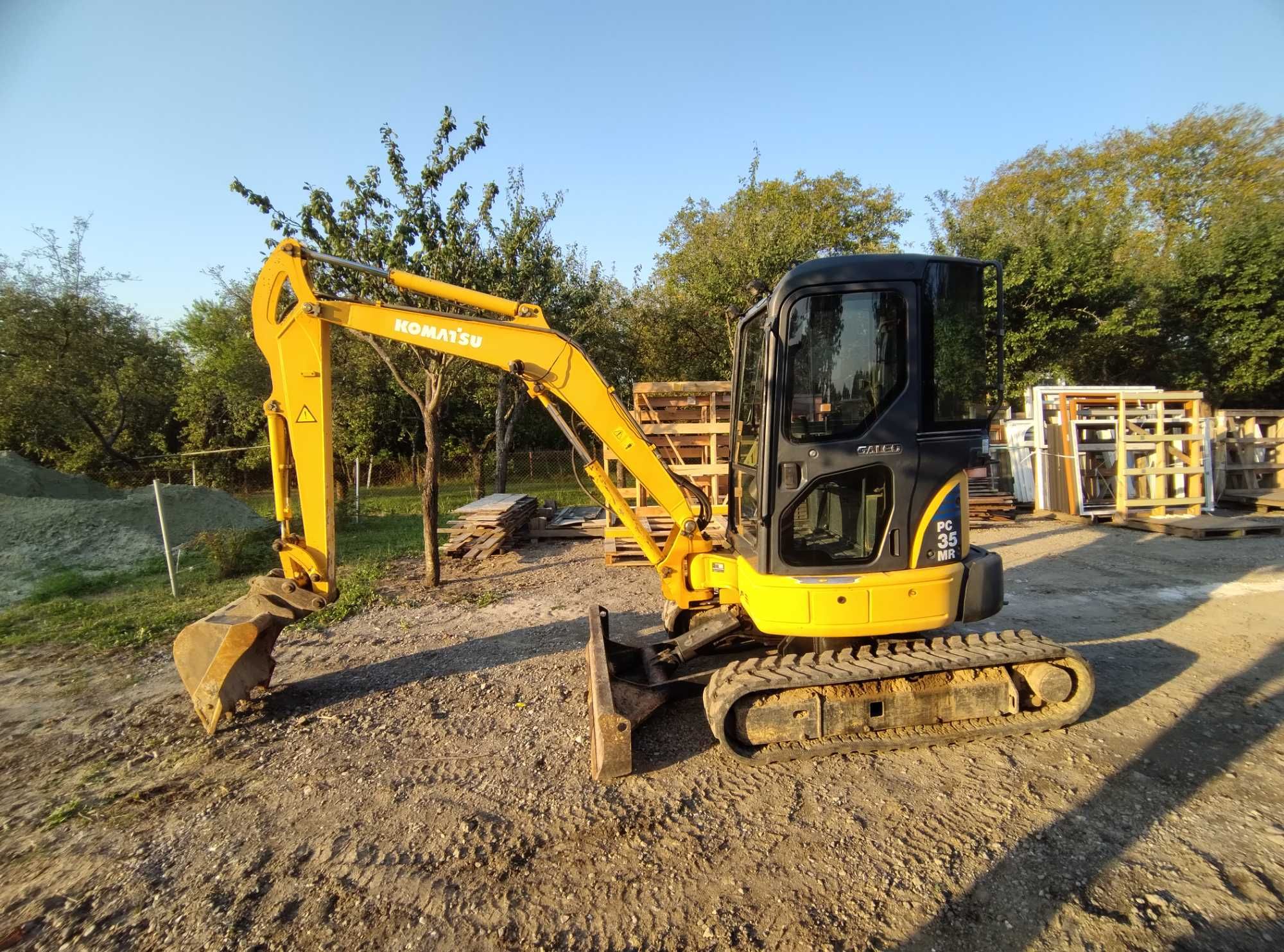 Koparka, minikoparka KOMATSU PC 35mr2 2006r