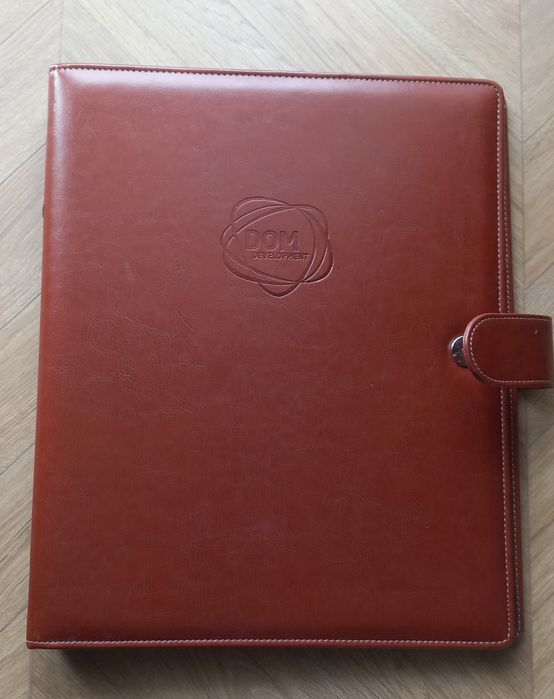 Teczka skórzana, biwuar A4