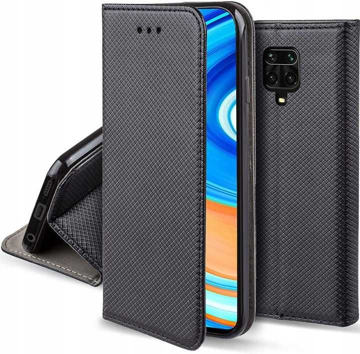 Etui Smart Magnet do Xiaomi Redmi Note 9s / 9 Pro + Szkło Hartowane