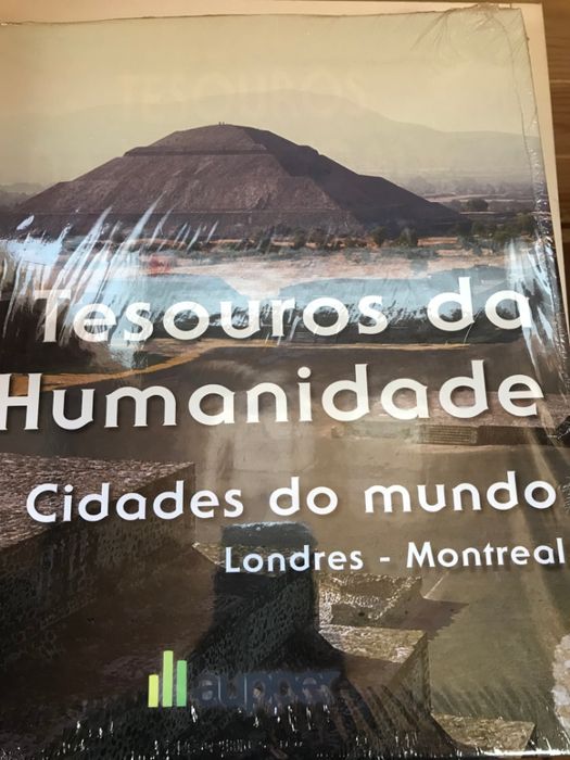 Enciclopédia 5 Livros - Tesouros da Humanidade - AUPPER - NOVOS