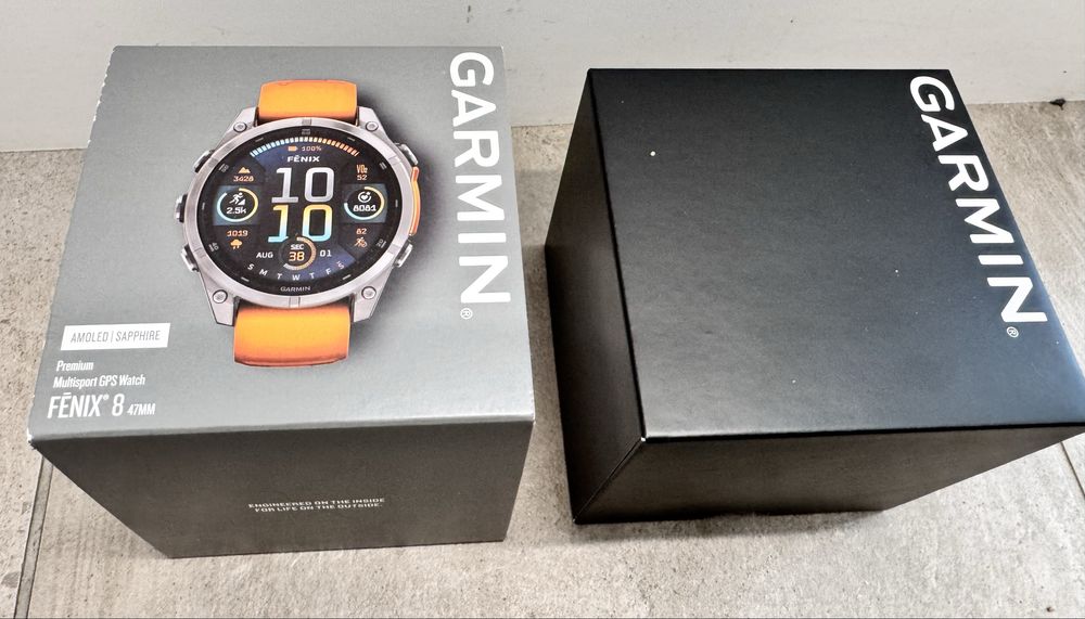 Nowy Garmin Fenix 8 47 mm Amoled Sapphire Titanium