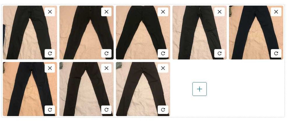 lote 20 calças skinny. tamanho 36