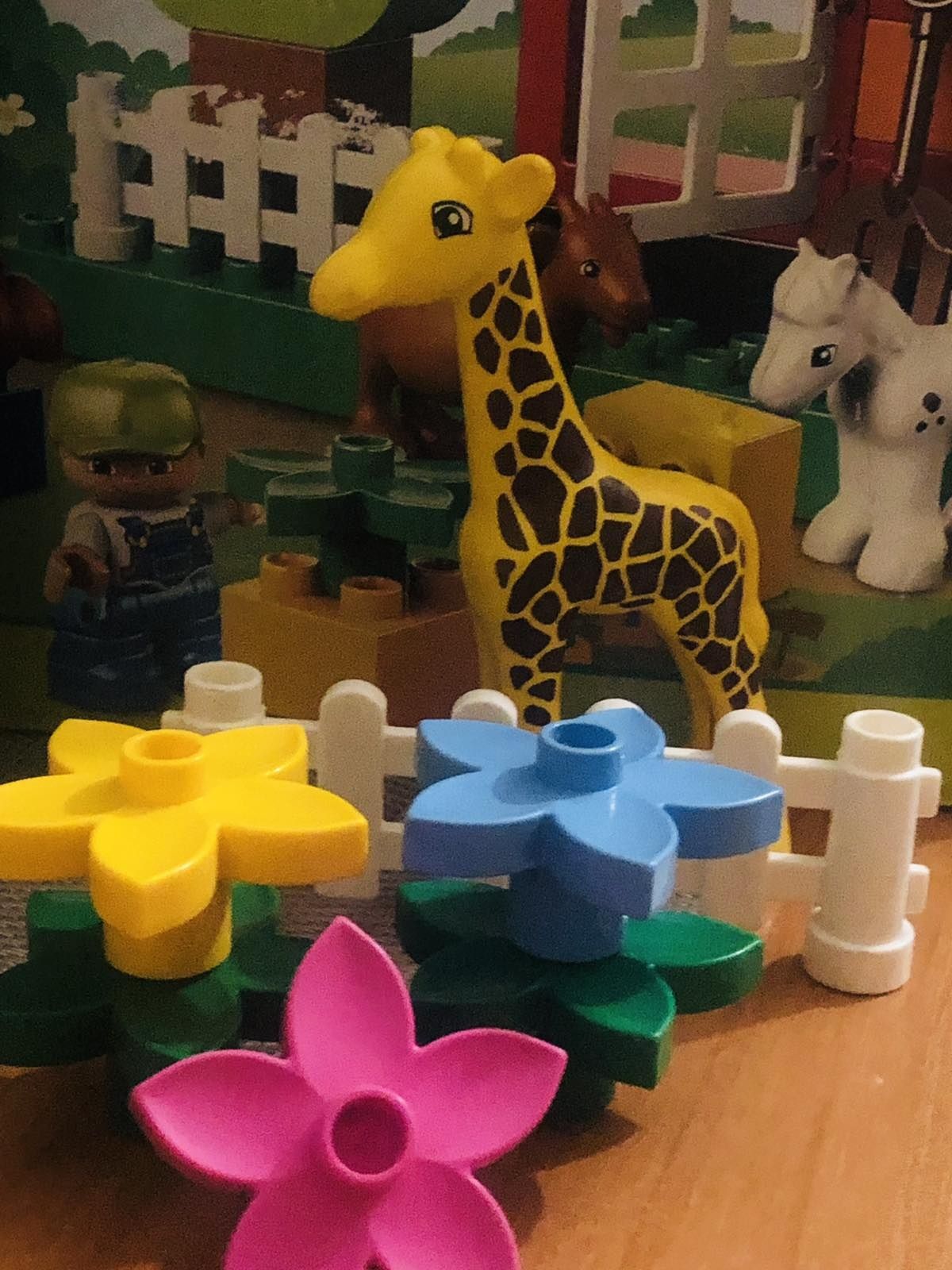 Lego duplo Зоопарк + Подарок лего дупло