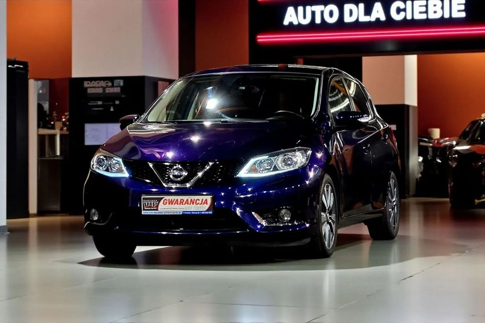 Nissan Pulsar Kamera 360*+Ledy+Radar+Blis+Bezwypadkowy+Gwarancja Pisemna