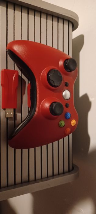 Comando Xbox360 vermelho sem fio genérico PC