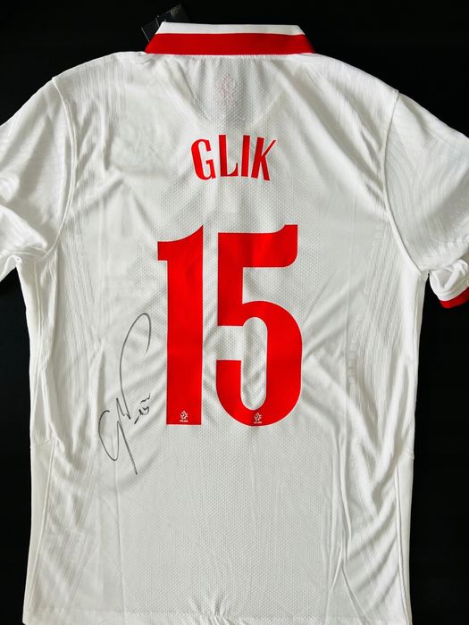 Hit! Meczowa Koszulka Reprezentacji z ME Kamil Glik z Autografem!