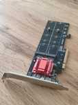 Adapter AXAGON PCEM2-ND PCIe 2x NVMe M.2