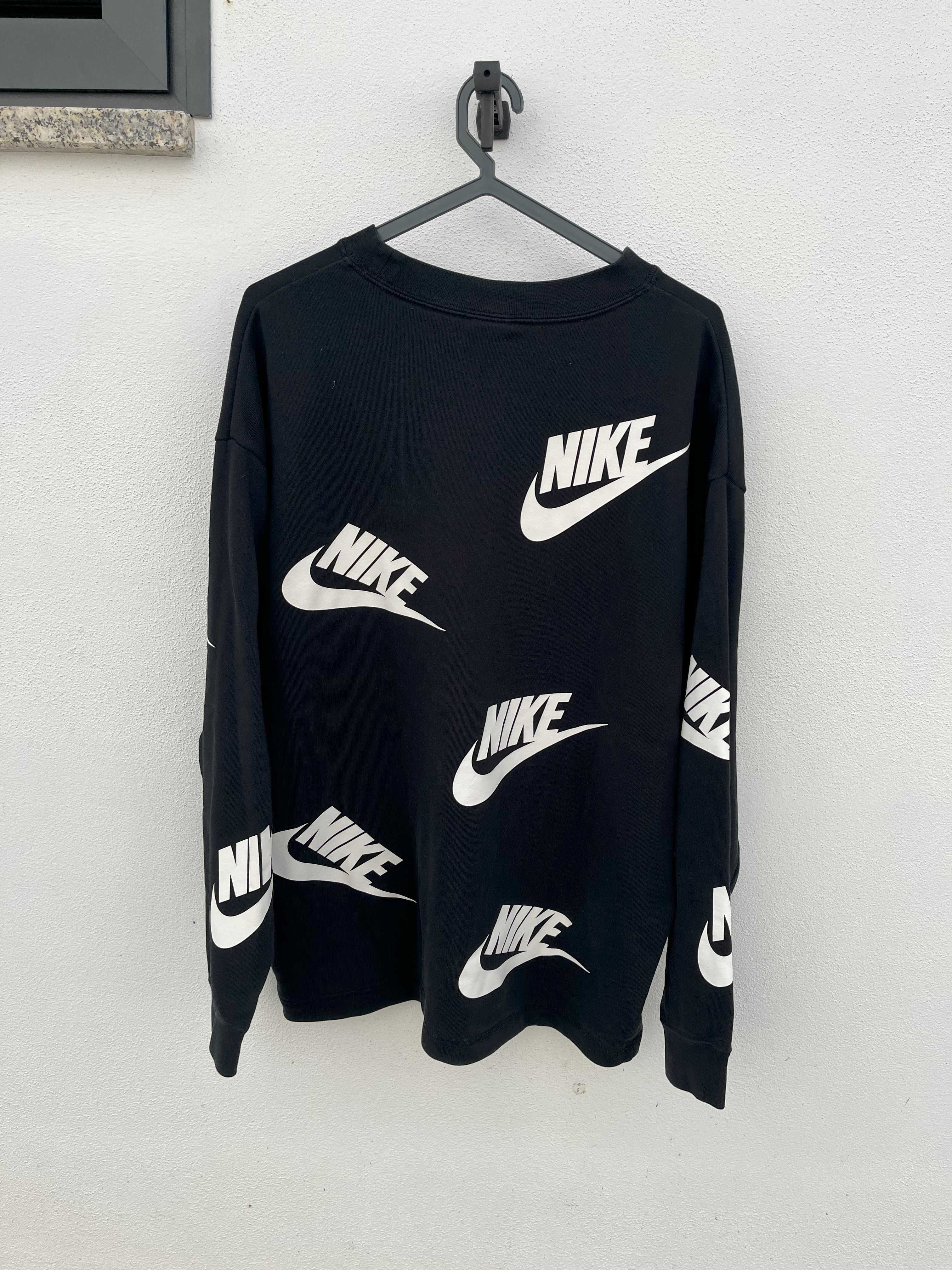 Sweat Nike Preta Tamanho S (36/8) – Hoodie Desportivo Feminino