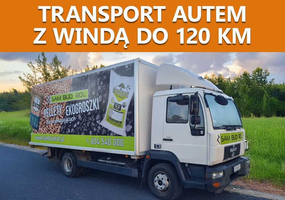 Węgiel GROSZEK (dawniej ekogroszek) STRZELIN, transport