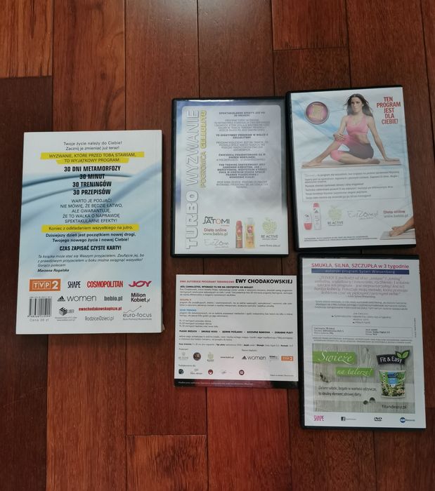 Dvd Chodakowska Wiesenberg turbo skalpel tonique pilates