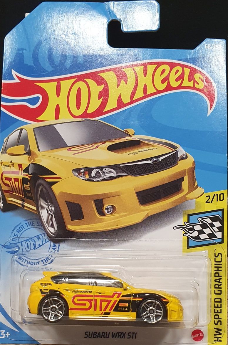 Hot Wheels Subaru WRX STI długa karta