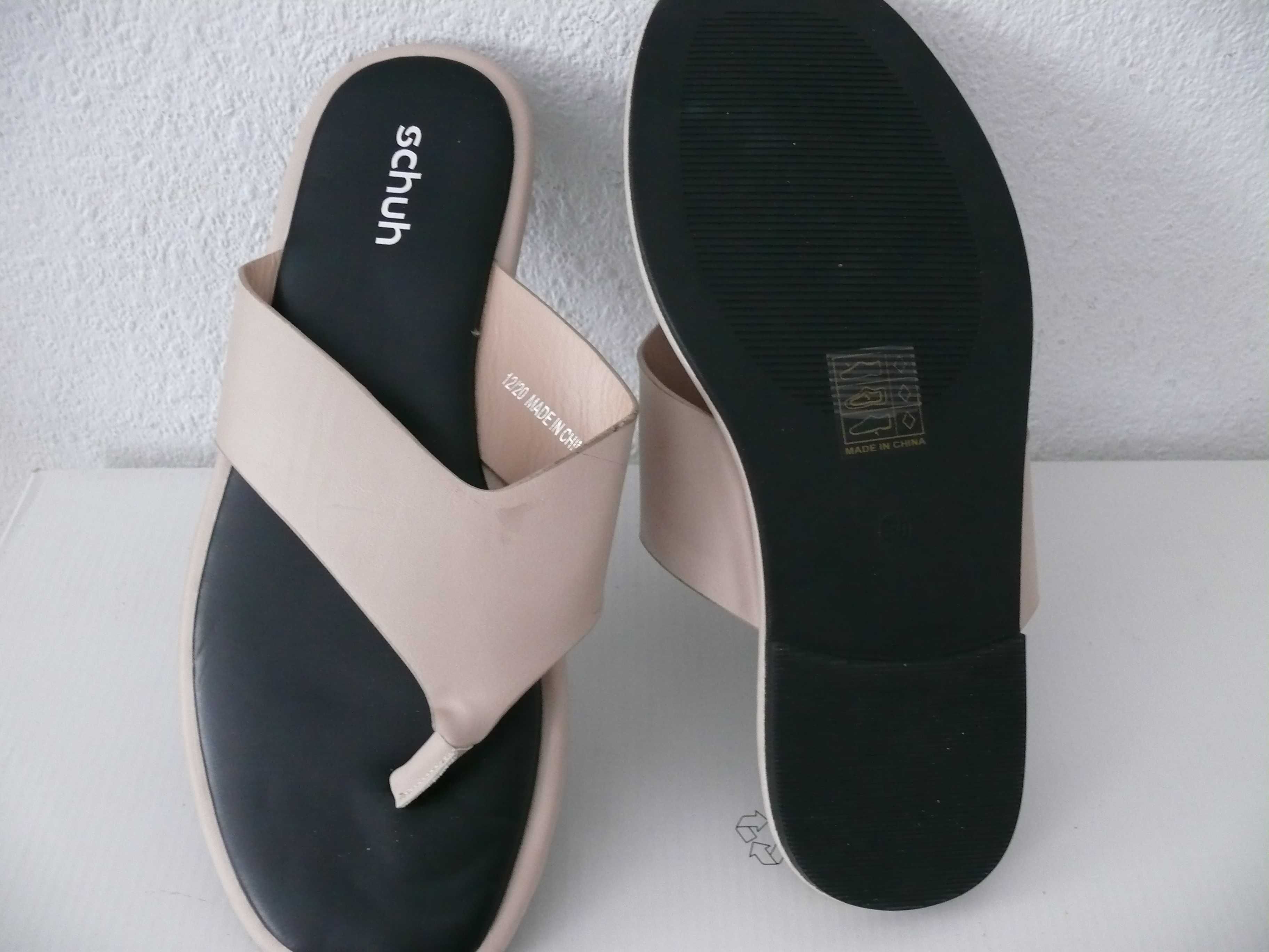 Nowe klapki damskie japonki, firmy "Schuh" roz.39