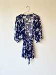 Włoska zwiewna narzutka kimono oversize