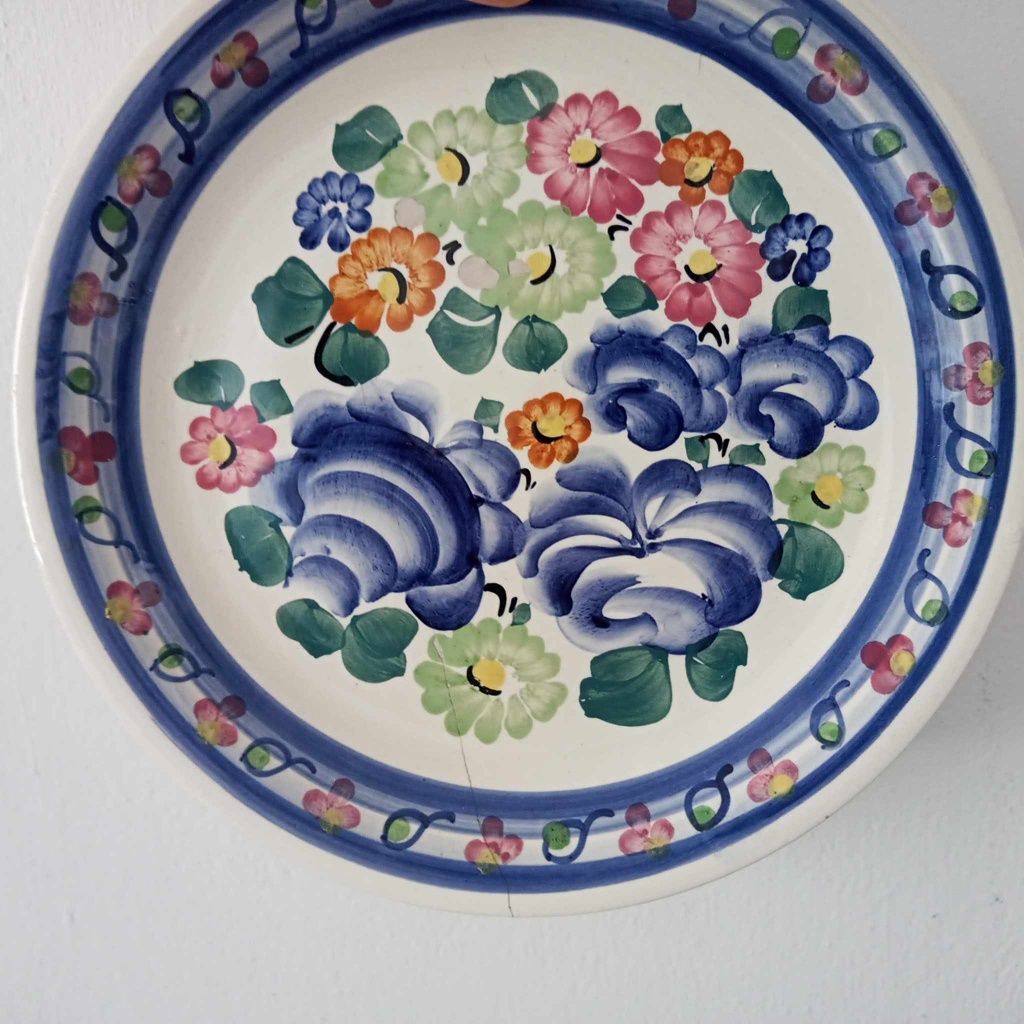 Talerz ozdobny porcelanowy