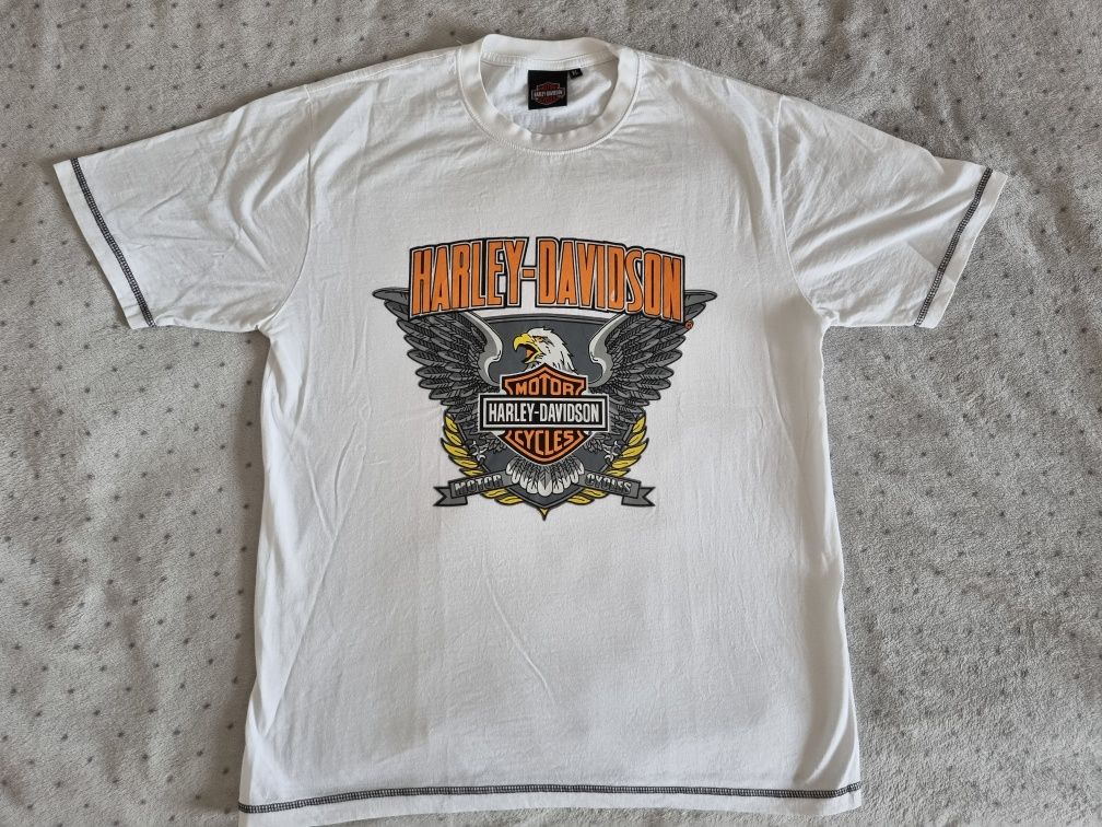 Harley Davidson Motor Cycles T-shirt koszulka Vintage licencja 2007rok