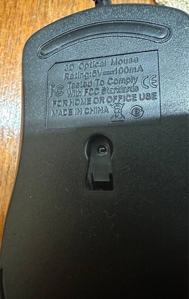 Компʼютерна мишка для ноутбука 3D optical mouse
