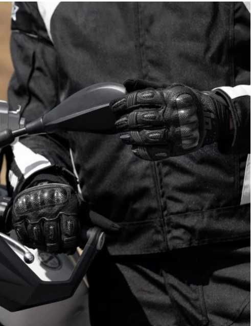 Rękawice motocyklowe/rowerowe/quad Roz. L Czarne