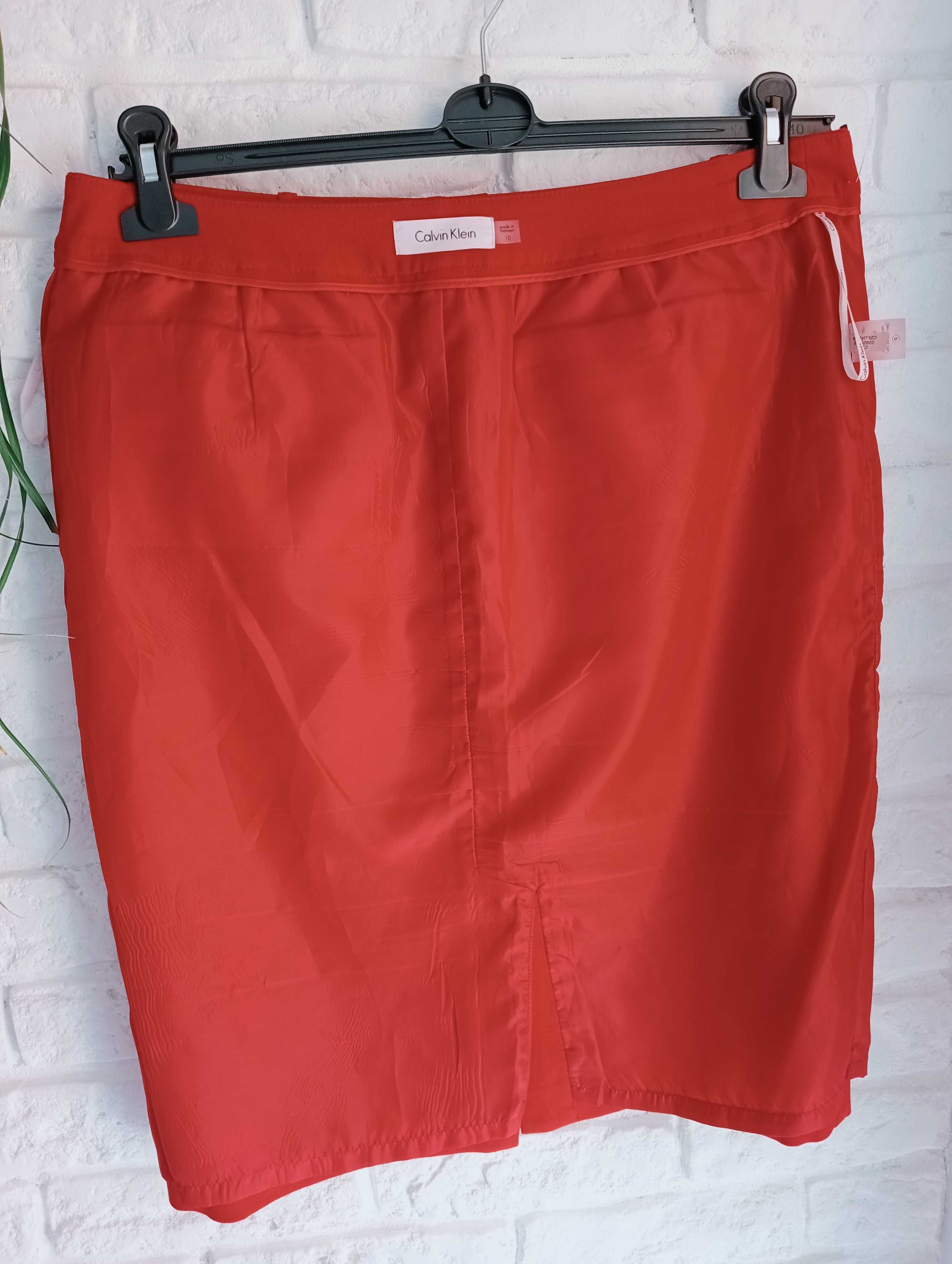 Calvin Klein spódniczka ołówkowa damska czerwona M/38/10