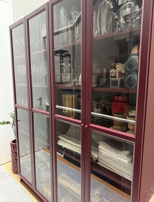 Móvel com vidro - conjunto de dois