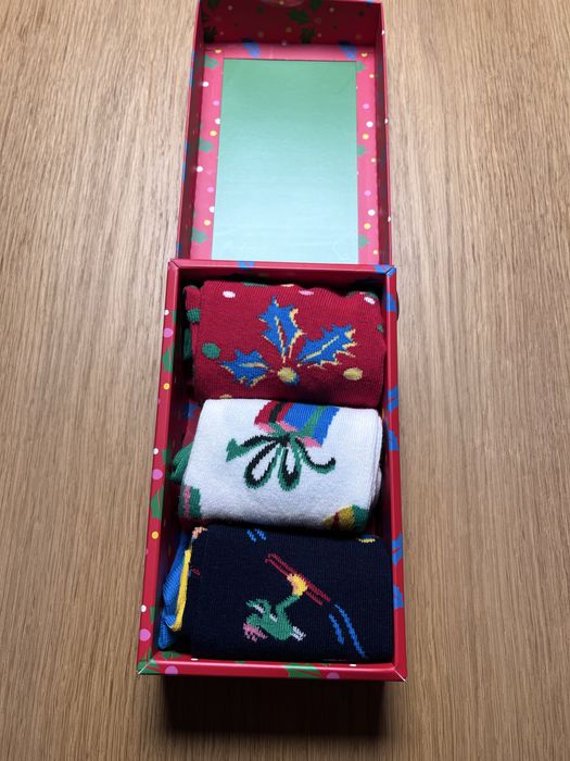 Happy Socks zestaw 3szt skarpetek