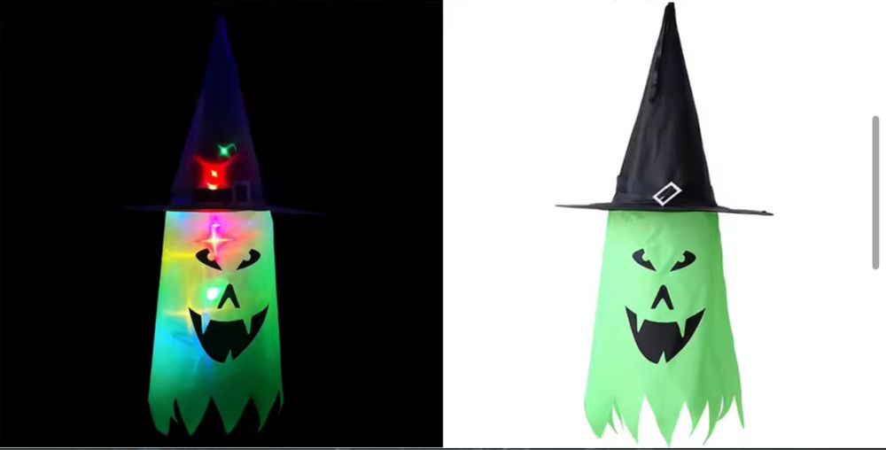 Zestaw 3 duchów świecących halloween HAL10